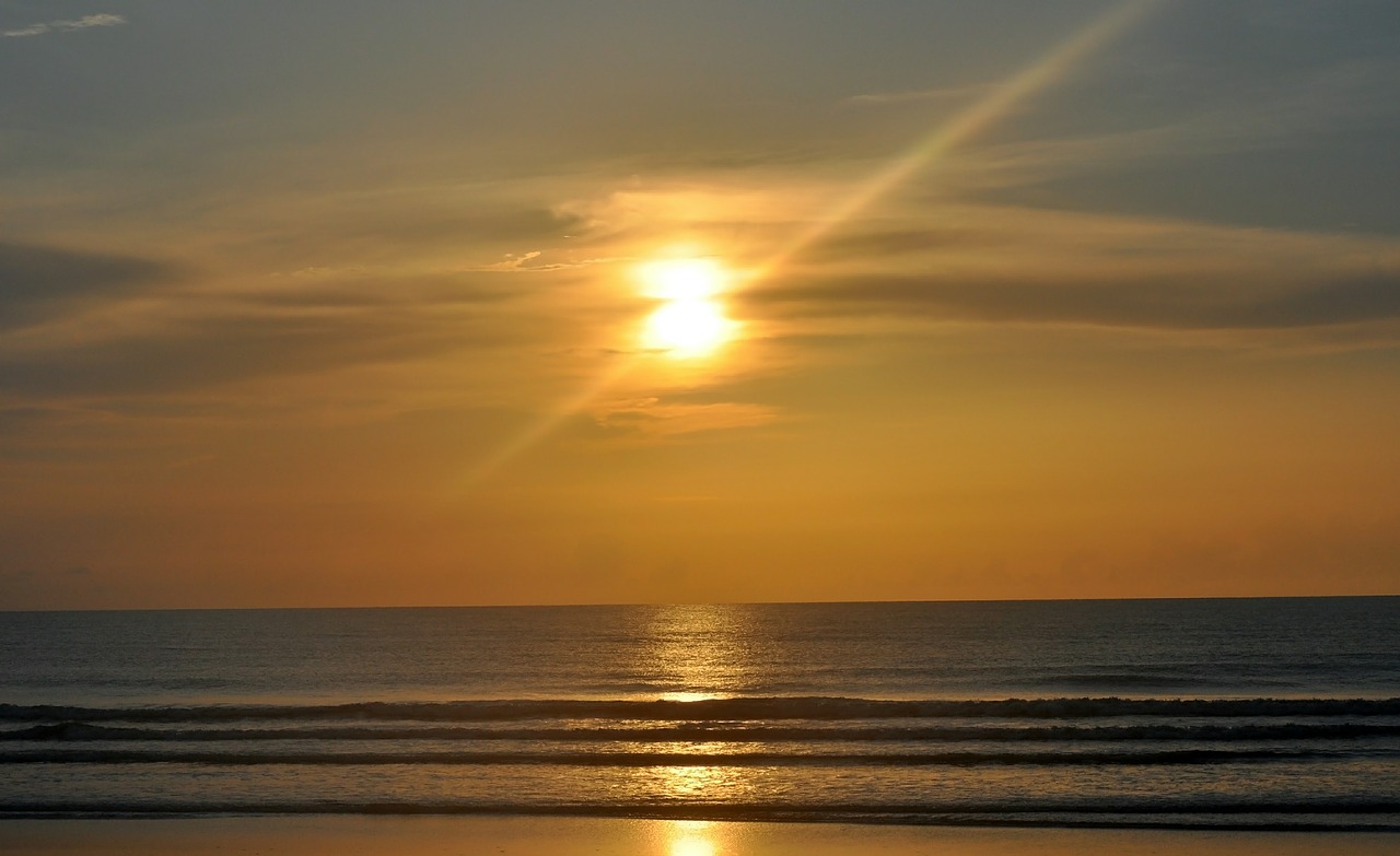 beach sunrise florida free photo