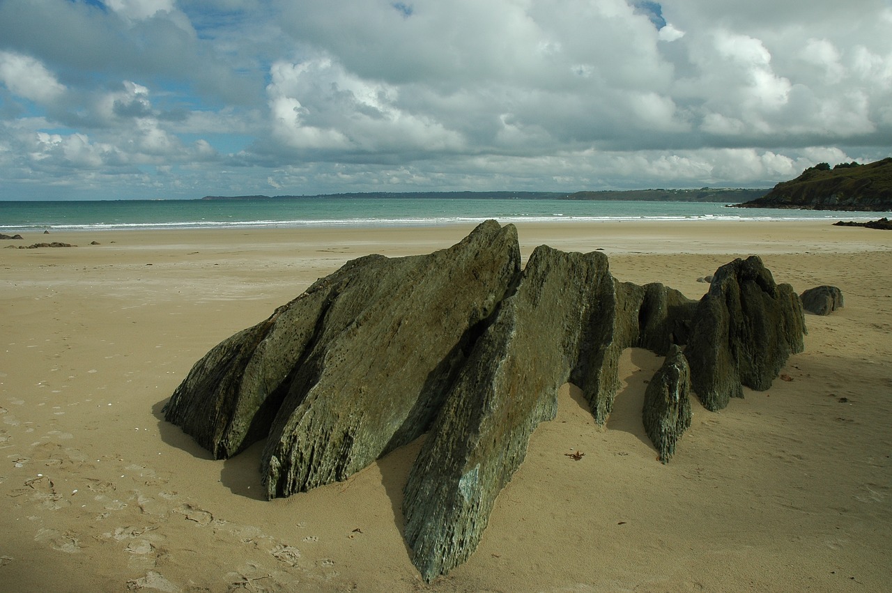 beach coast rock free photo