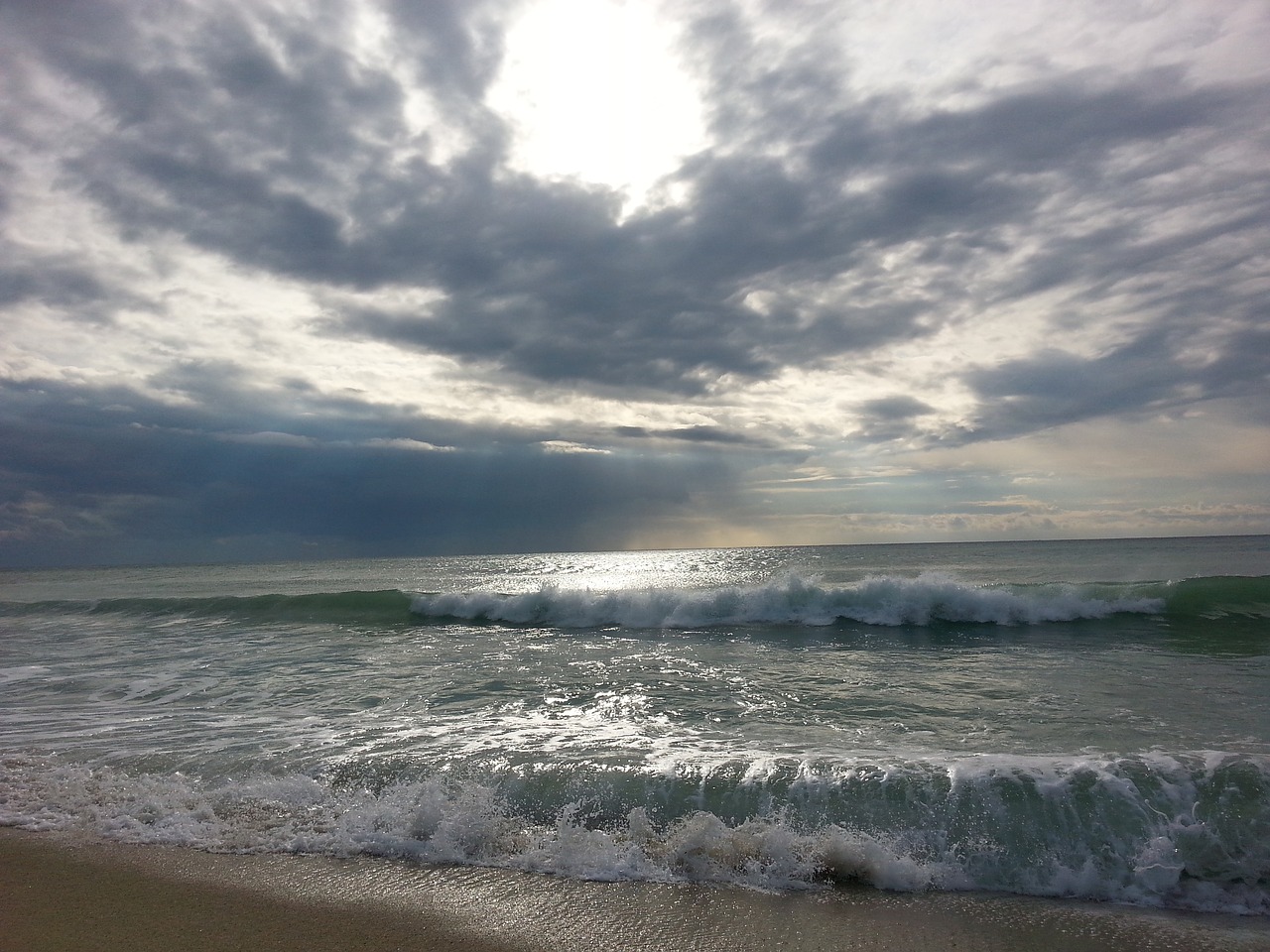 beach sea waves free photo