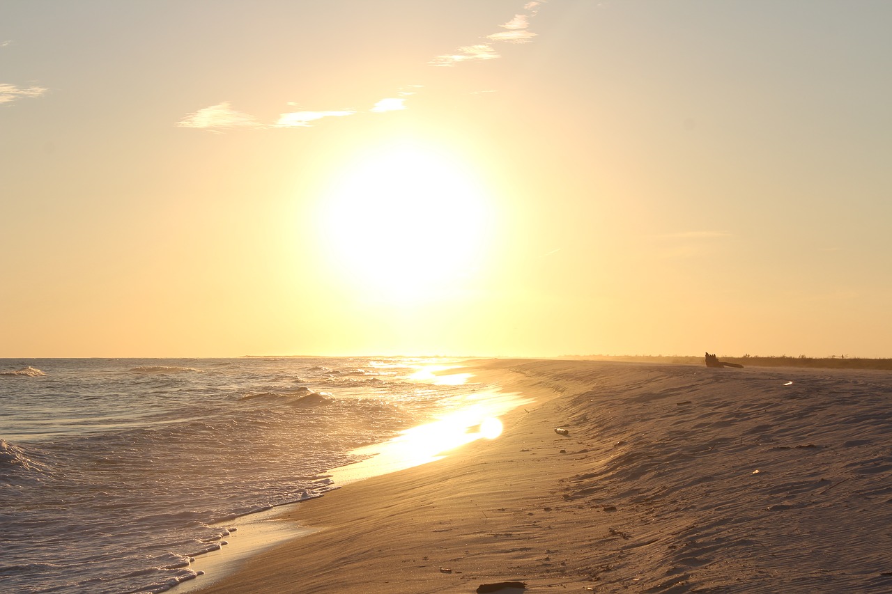 beach sun wave free photo