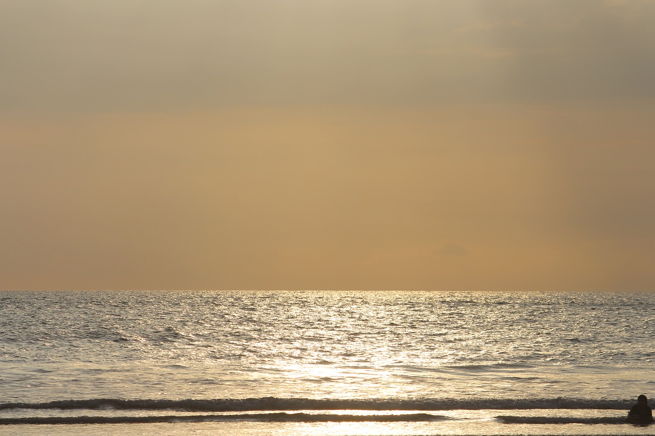 beach sun raining free photo