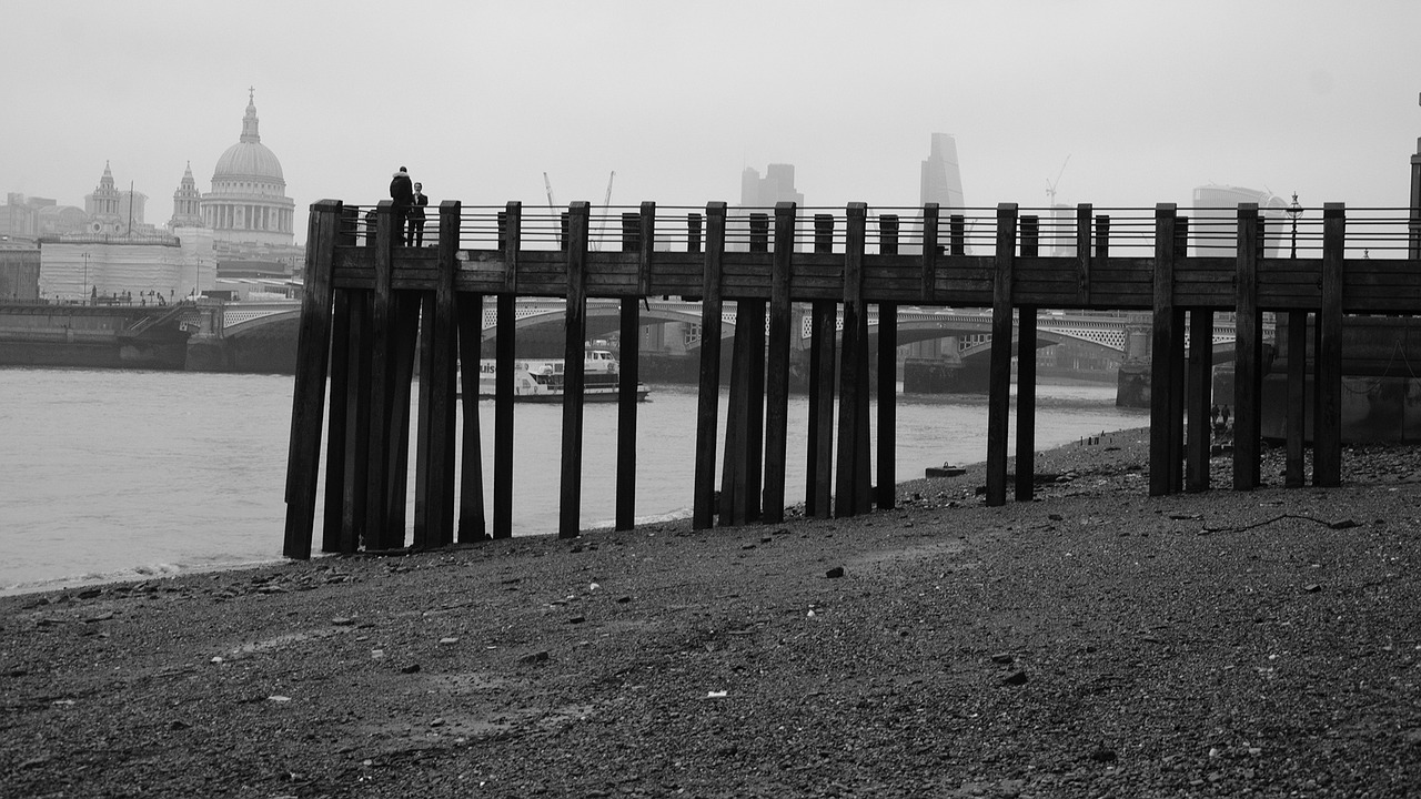 beach south bank london free photo