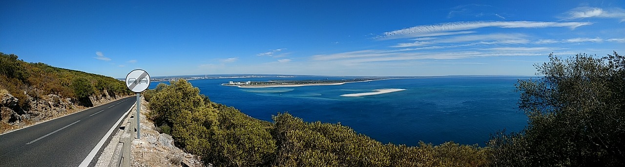 beach mountain setúbal free photo