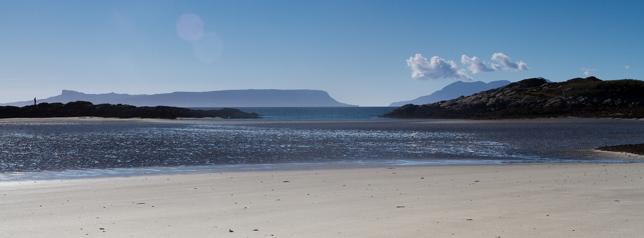 beach sand bay free photo