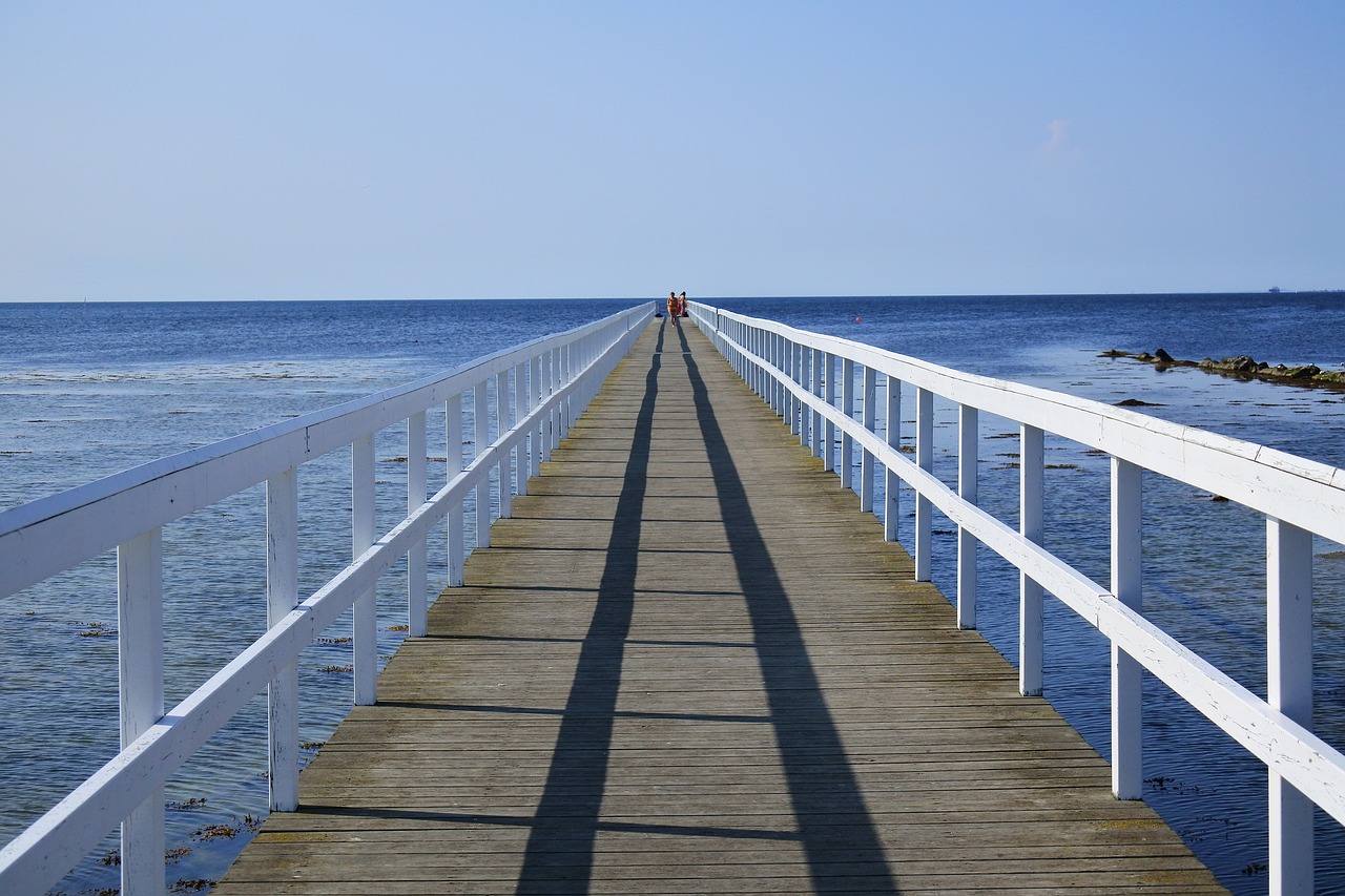 beach board walk free photo