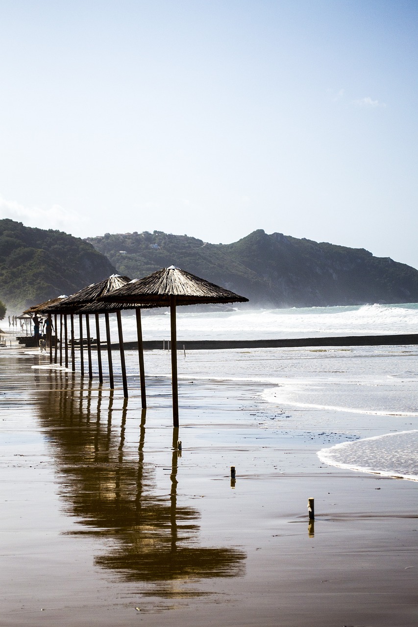 beach morning sand free photo