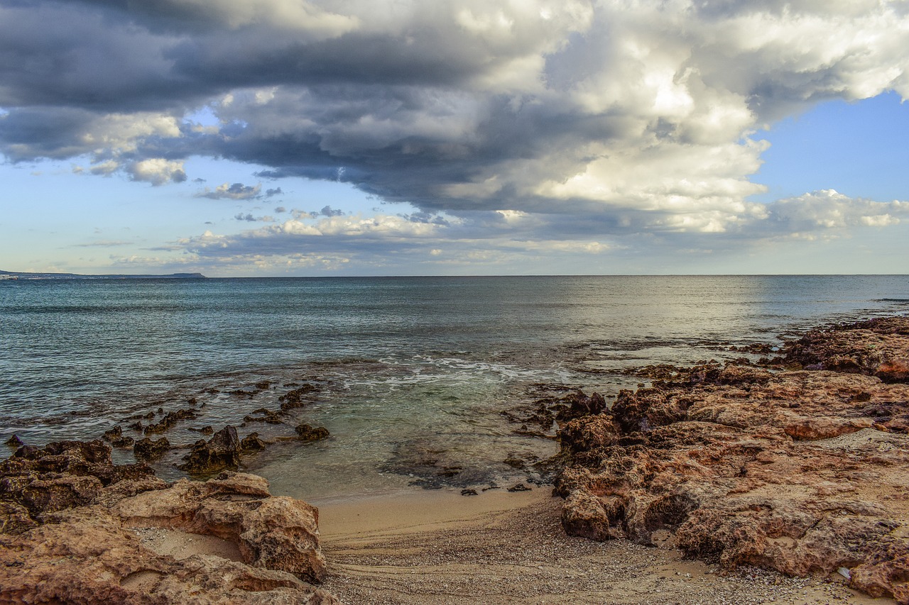 beach sea sky free photo