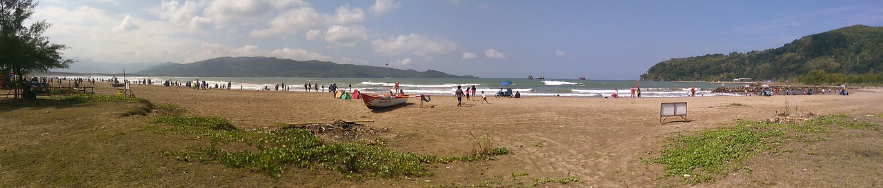 beach panorama indonesia free photo