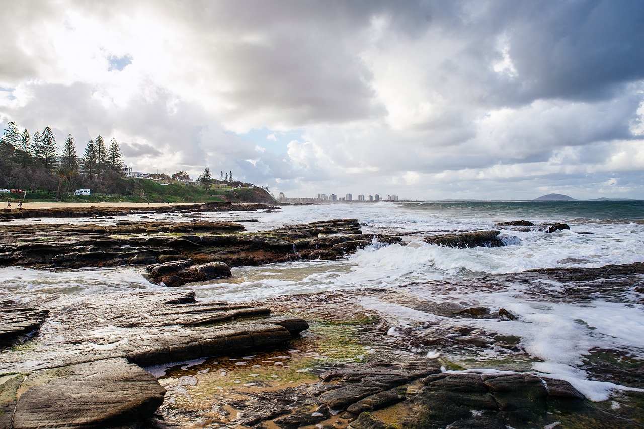 beach australia sunshine coast free photo