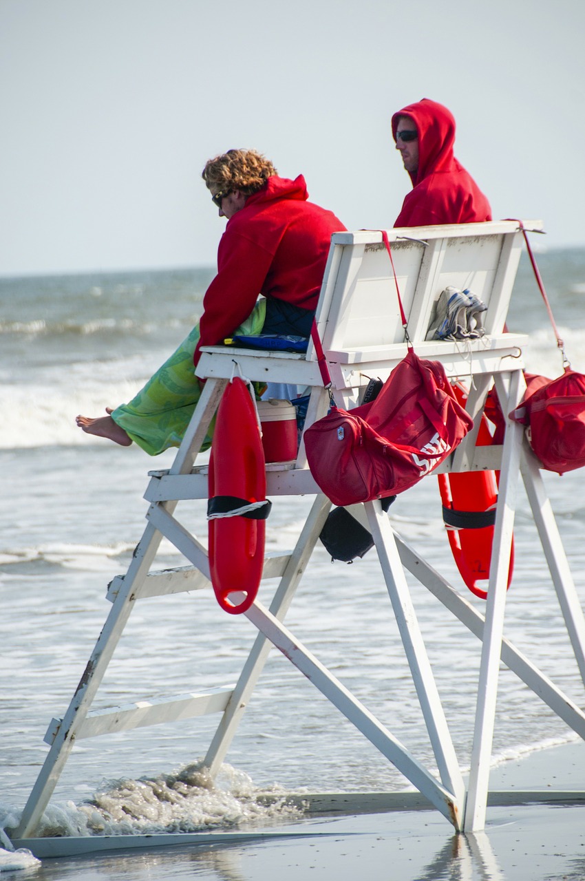 beach beach chair lifeguard free photo