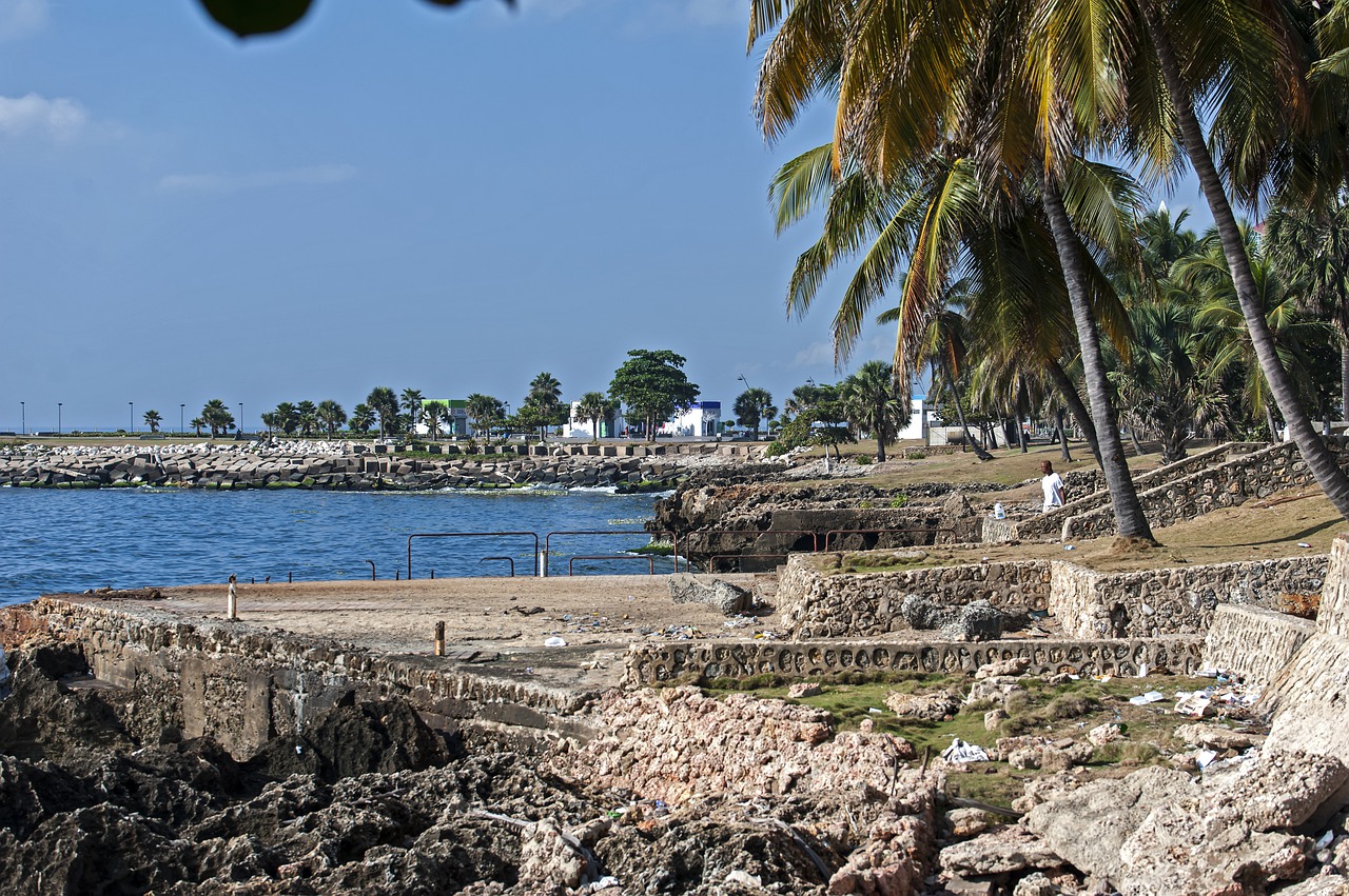 beach coast waters free photo