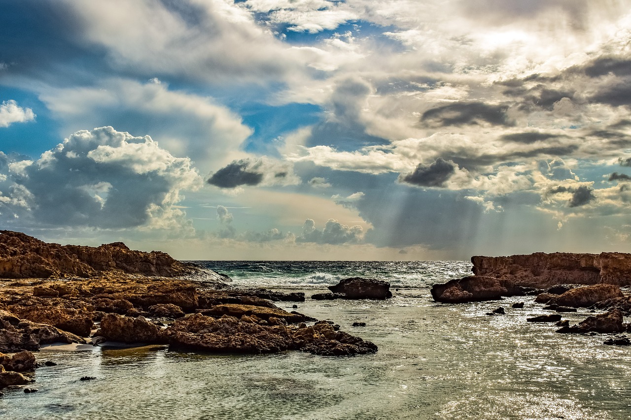 beach nature sky free photo