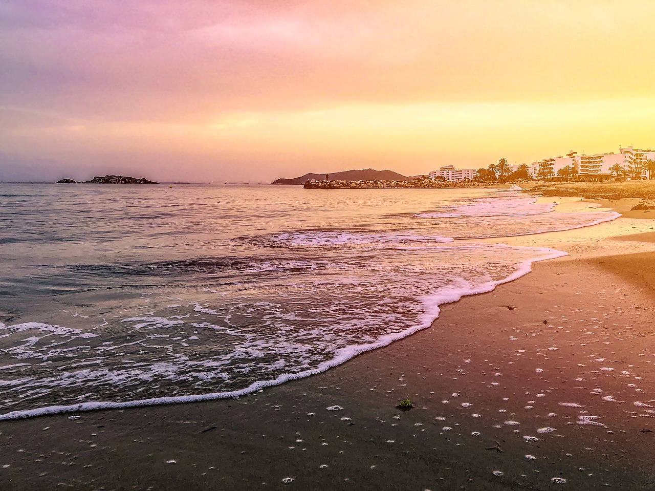 beach  mediterranean  waters free photo