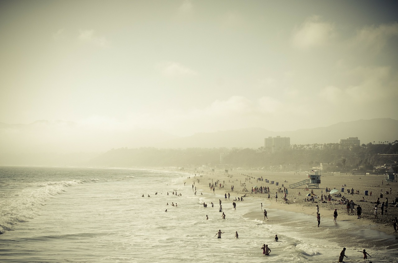 beach sandy beach ocean free photo