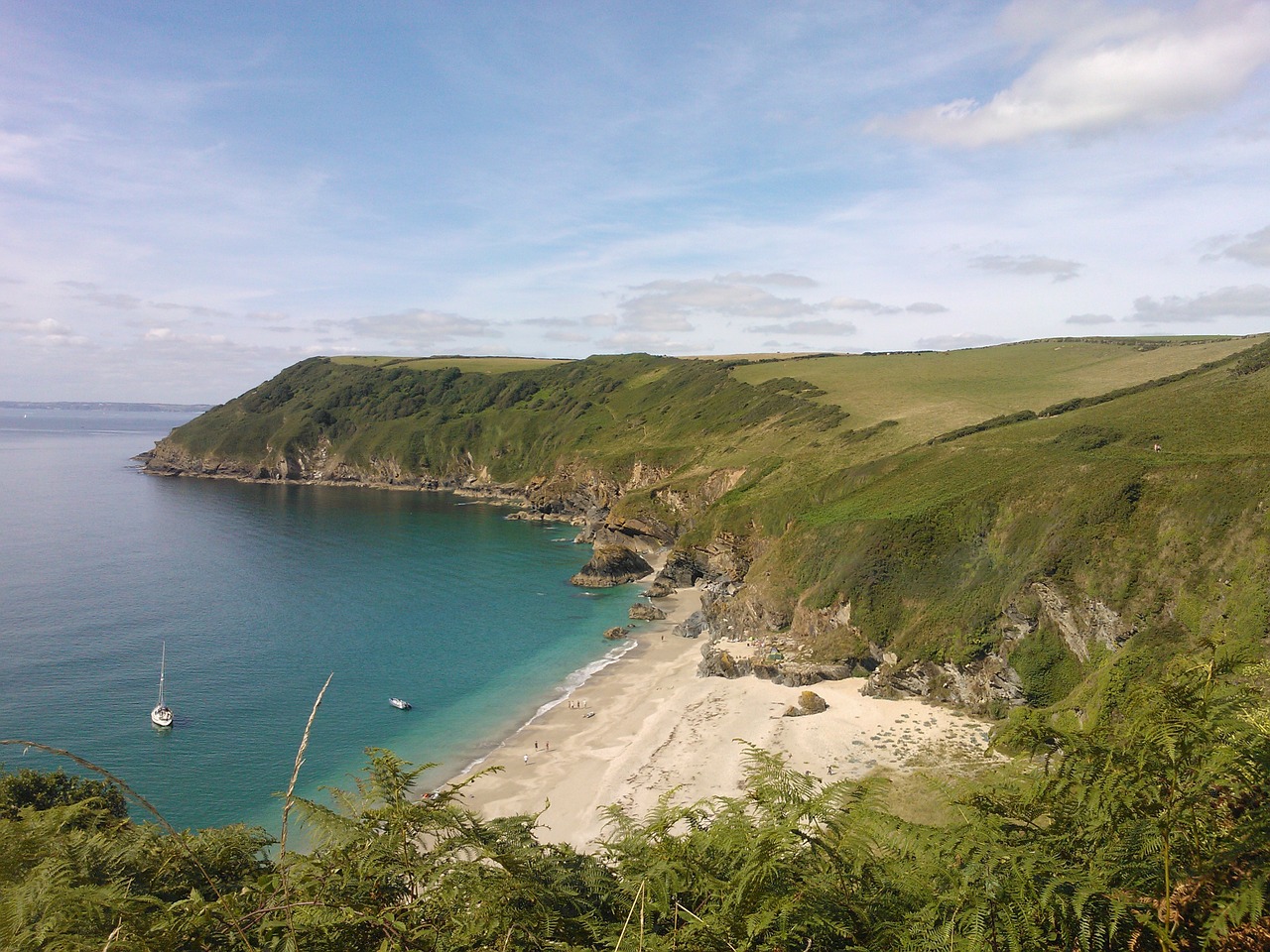 beach coast water free photo