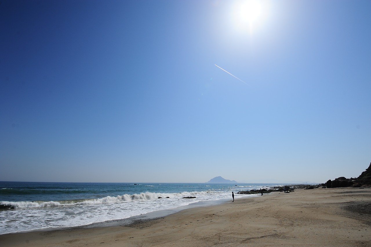 beach  sea  waters free photo