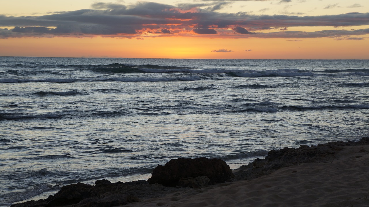 beach  sunset  sunset beach free photo