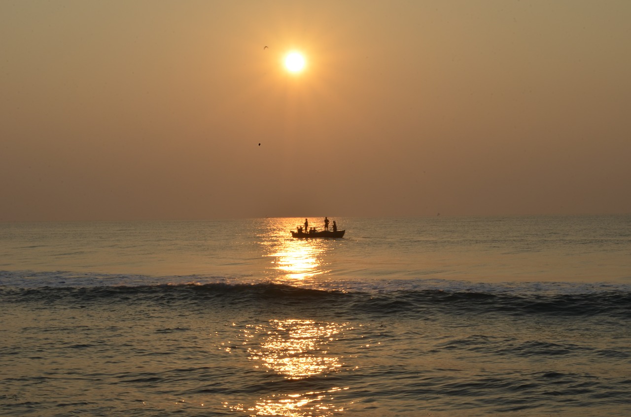 beach  morning  sunrise free photo