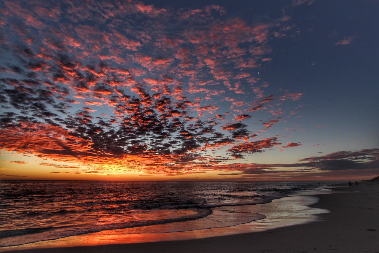 beach  sunset  sunset beach free photo