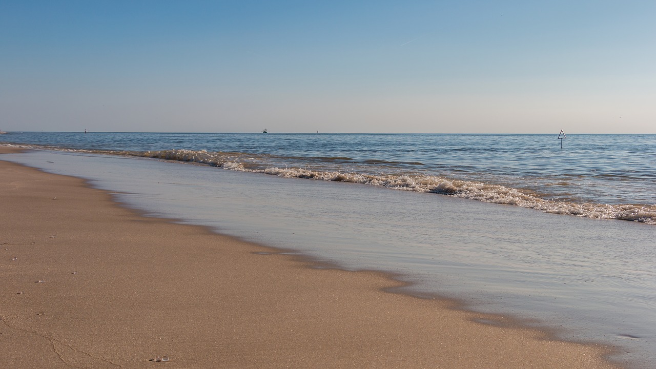 beach  blue  north sea free photo