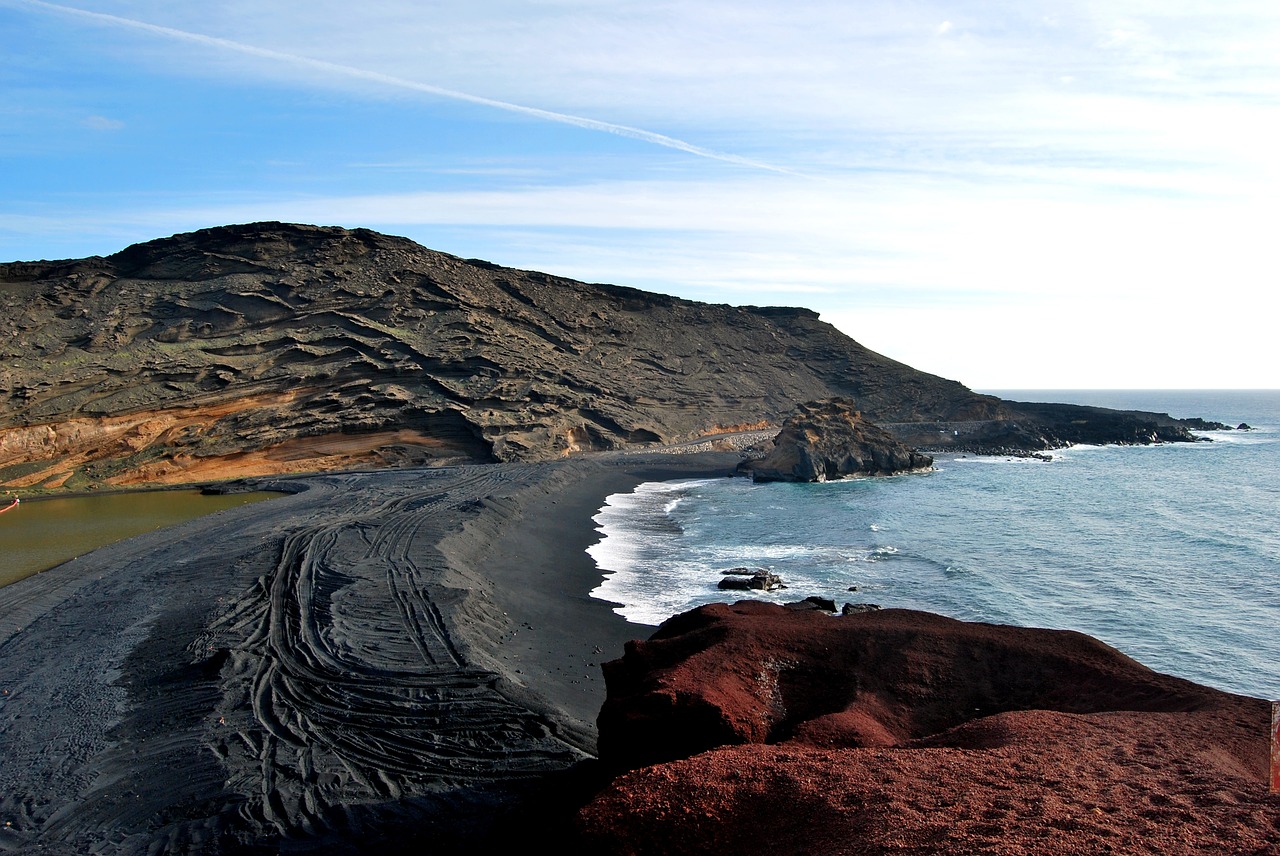 beach  lanzarote  costa free photo