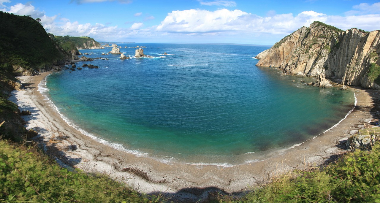 beach paradise panoramic free photo