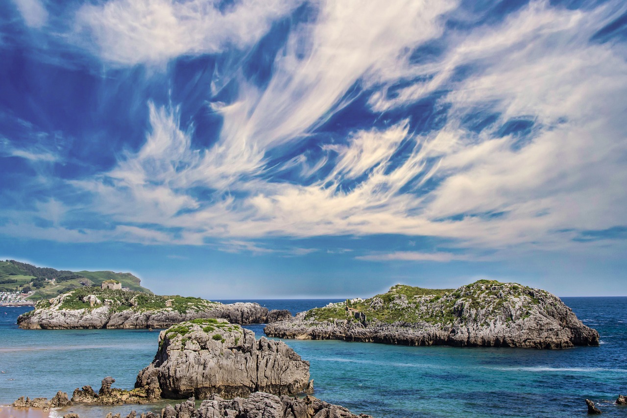 beach  clouds  noja free photo