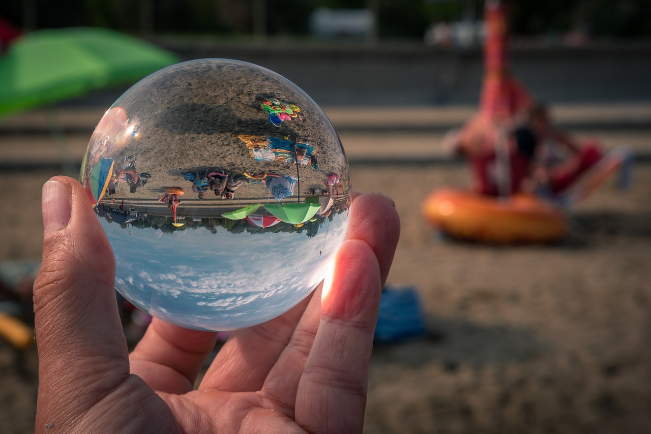 beach  vacations  glass ball free photo