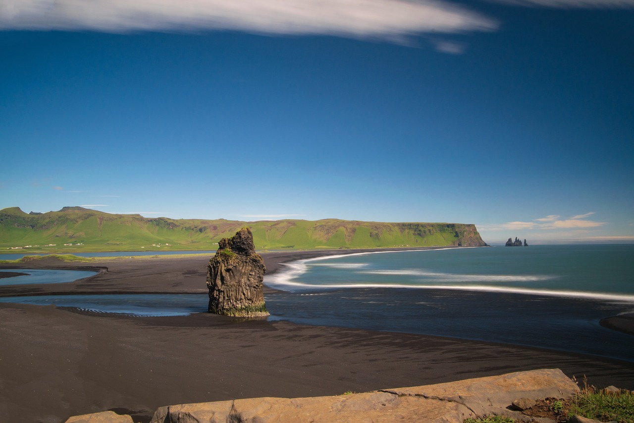 beach  volcanic sand  sand free photo