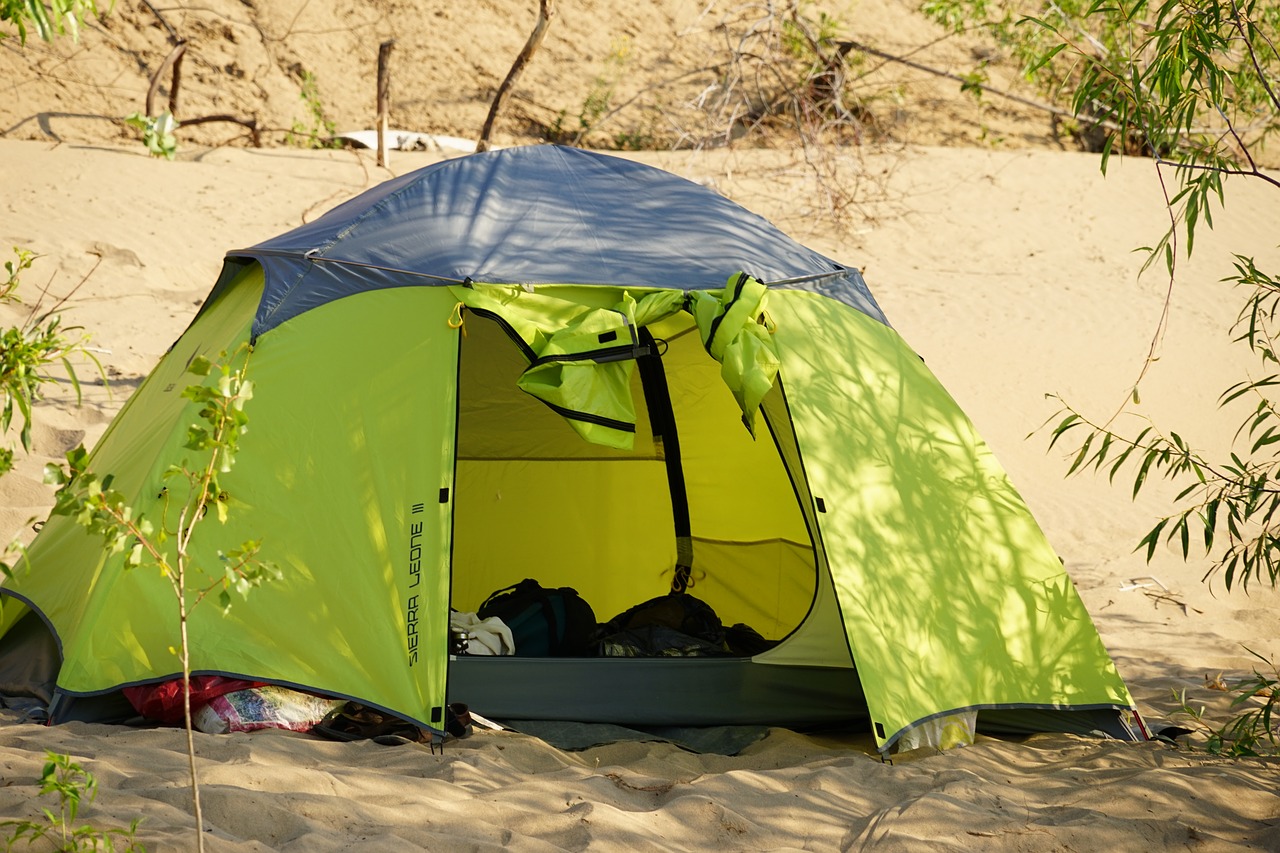 beach  sand  tent free photo