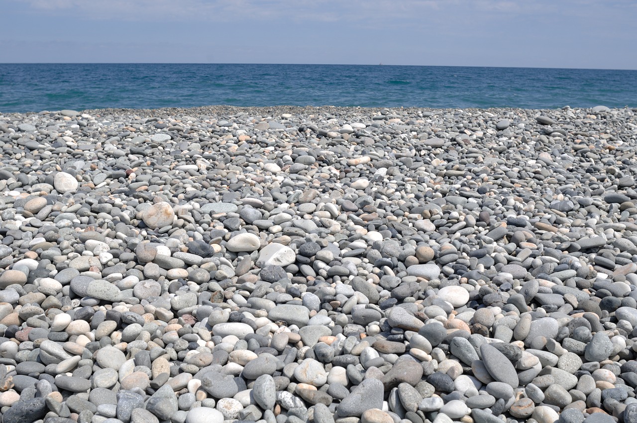 beach  stones  sea free photo