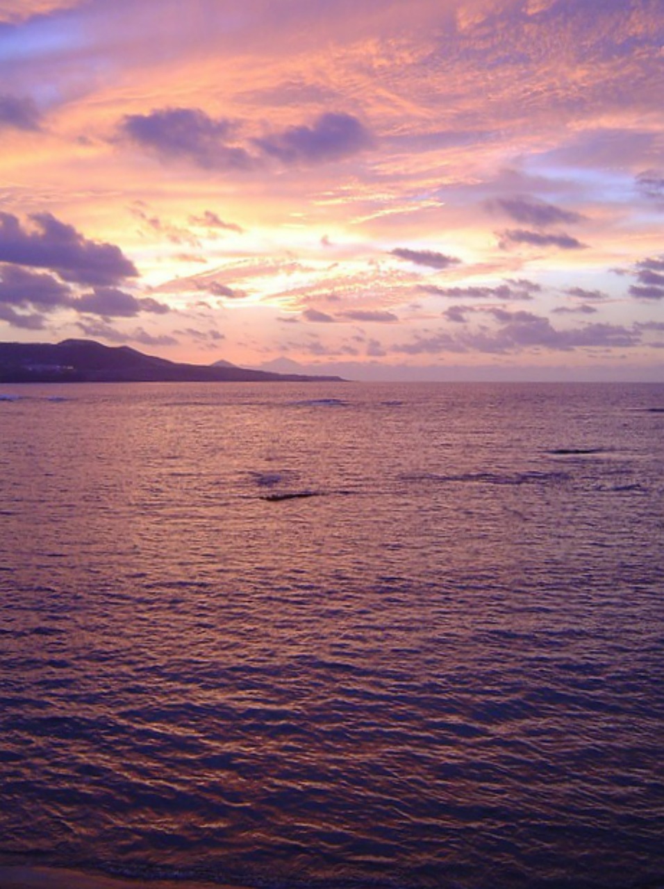 beach sunset horizon free photo