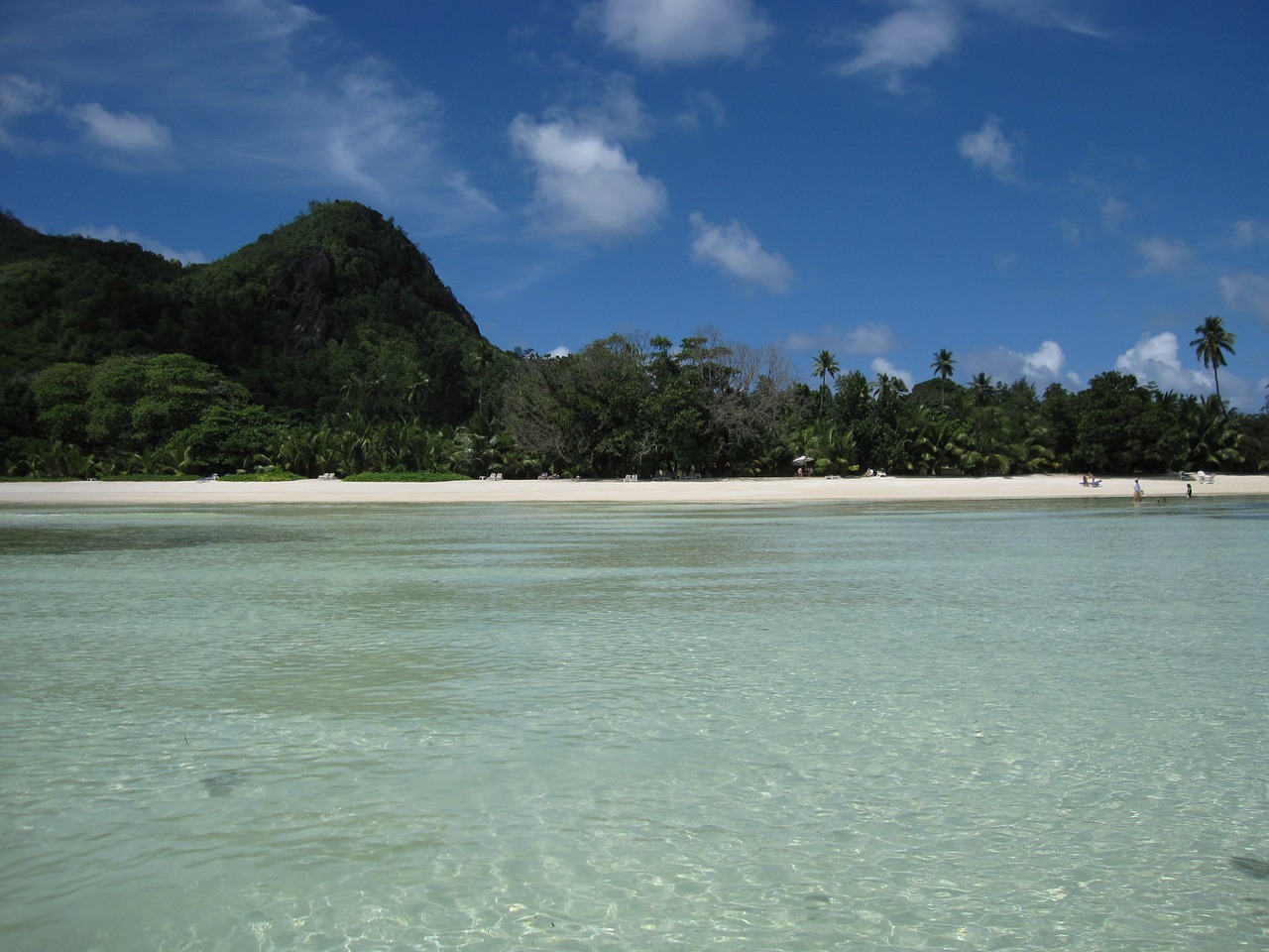 beach costa seychelles free photo