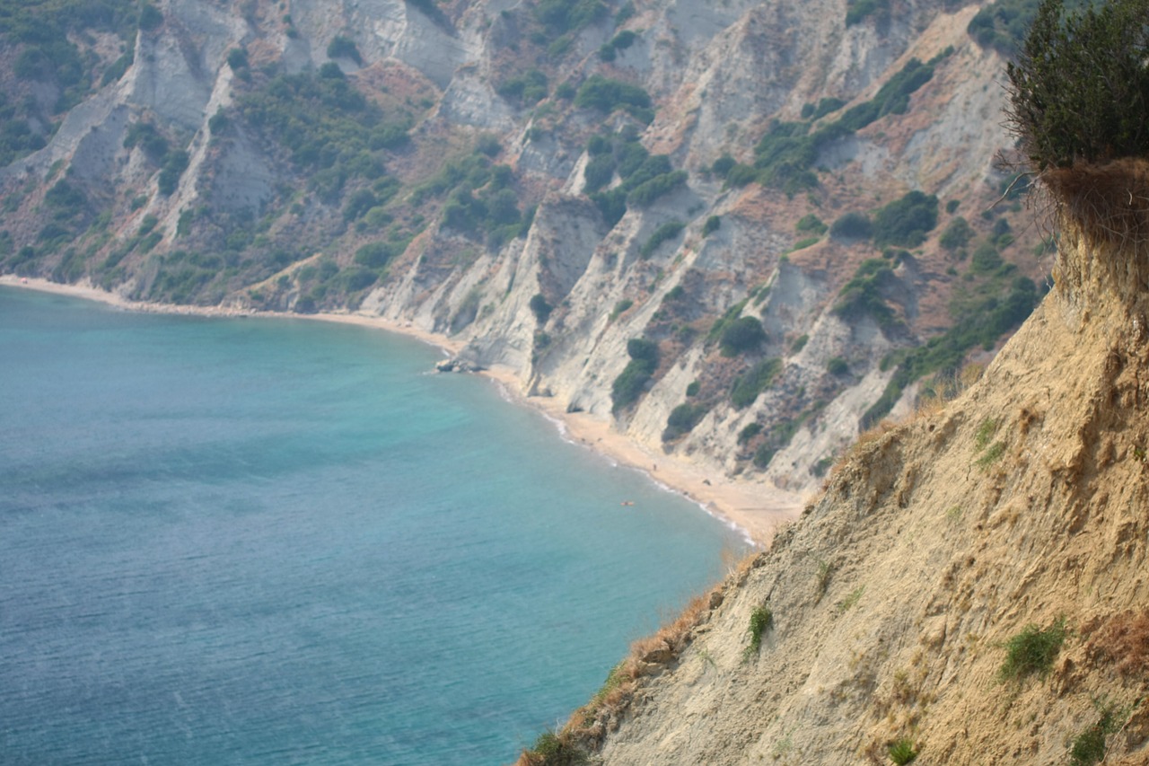 beach  cliff  coast free photo