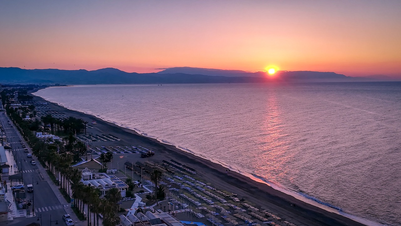 beach  dawn  sea free photo