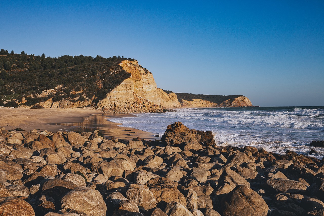 beach  empty  ocean free photo