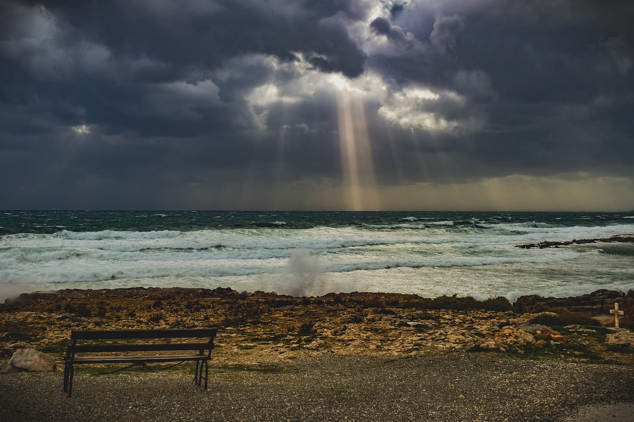 beach  waves  rocky coast free photo