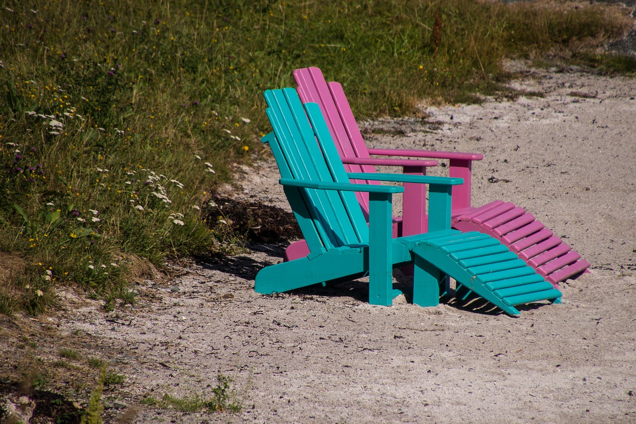 beach  chair  summer free photo