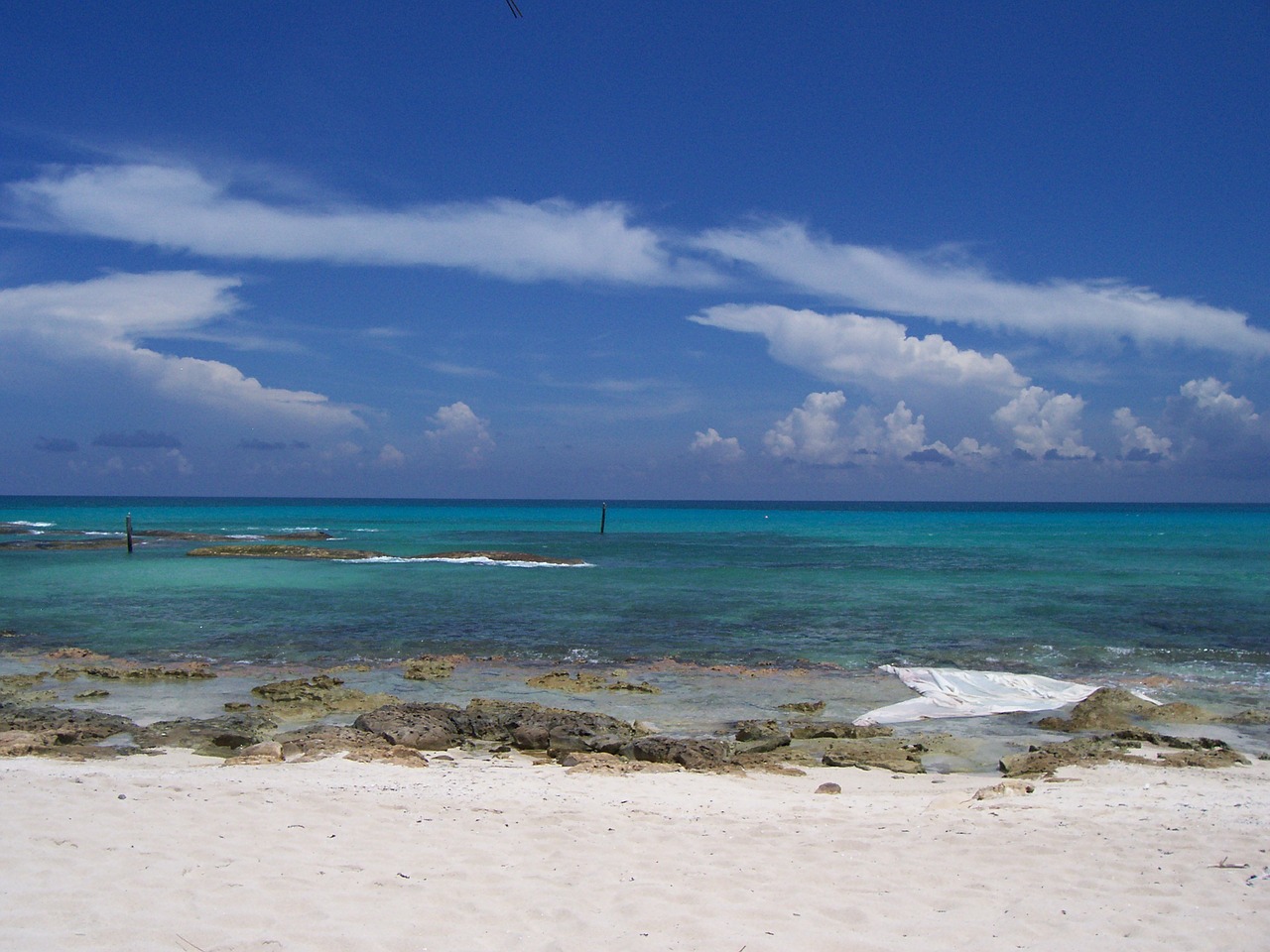 beach sand ocean free photo