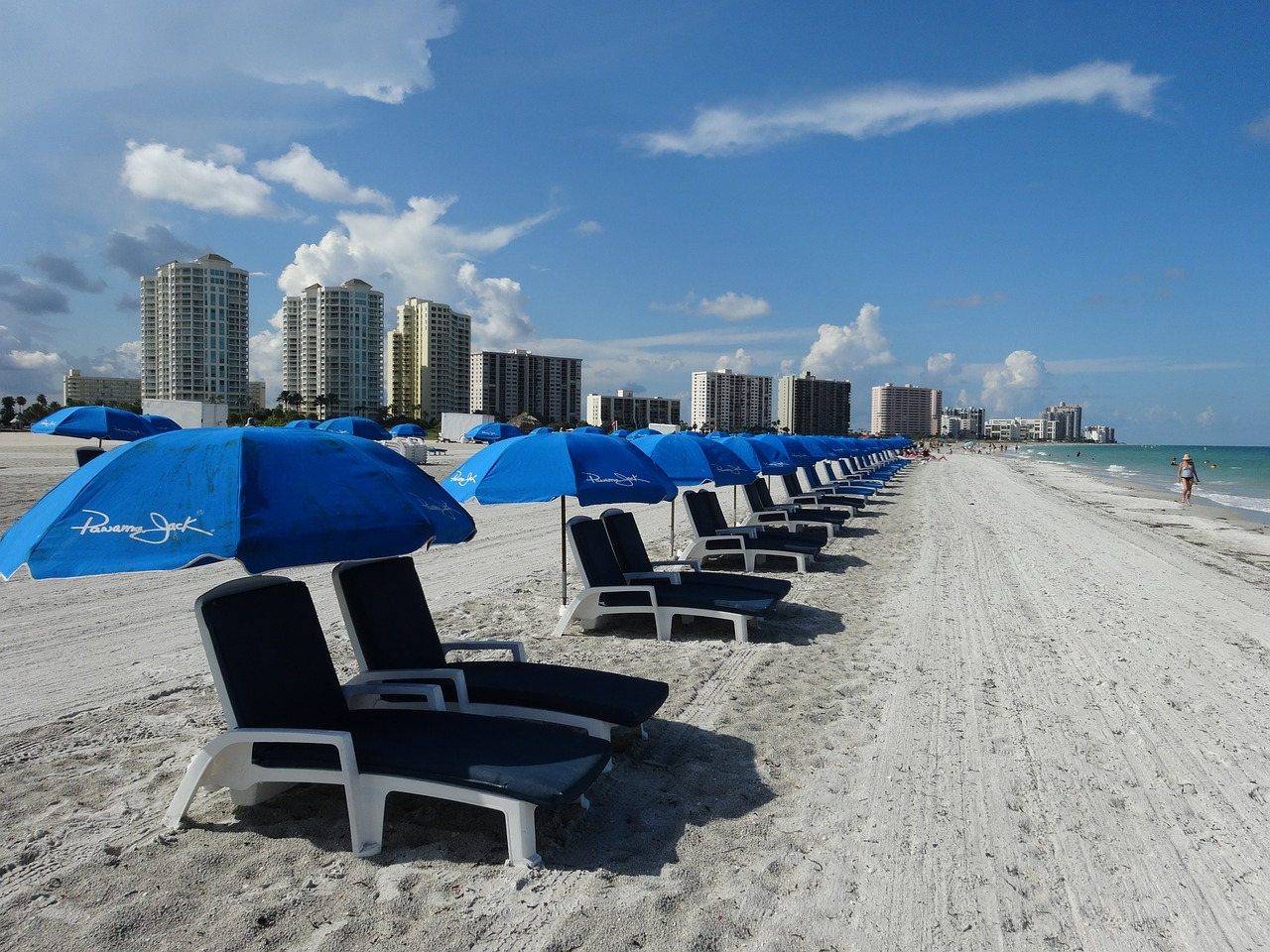 beach clearwater chairs free photo