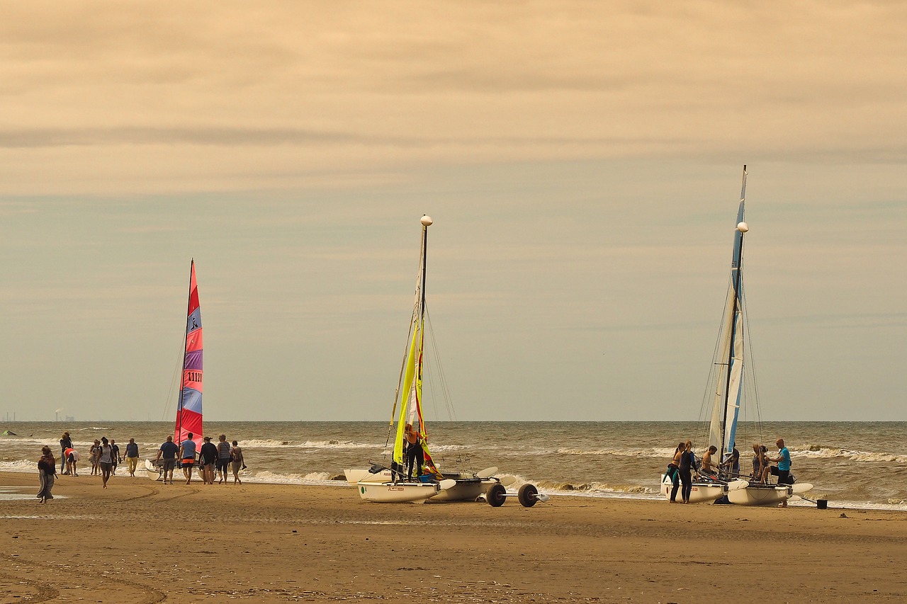 beach  catamaran  nature free photo