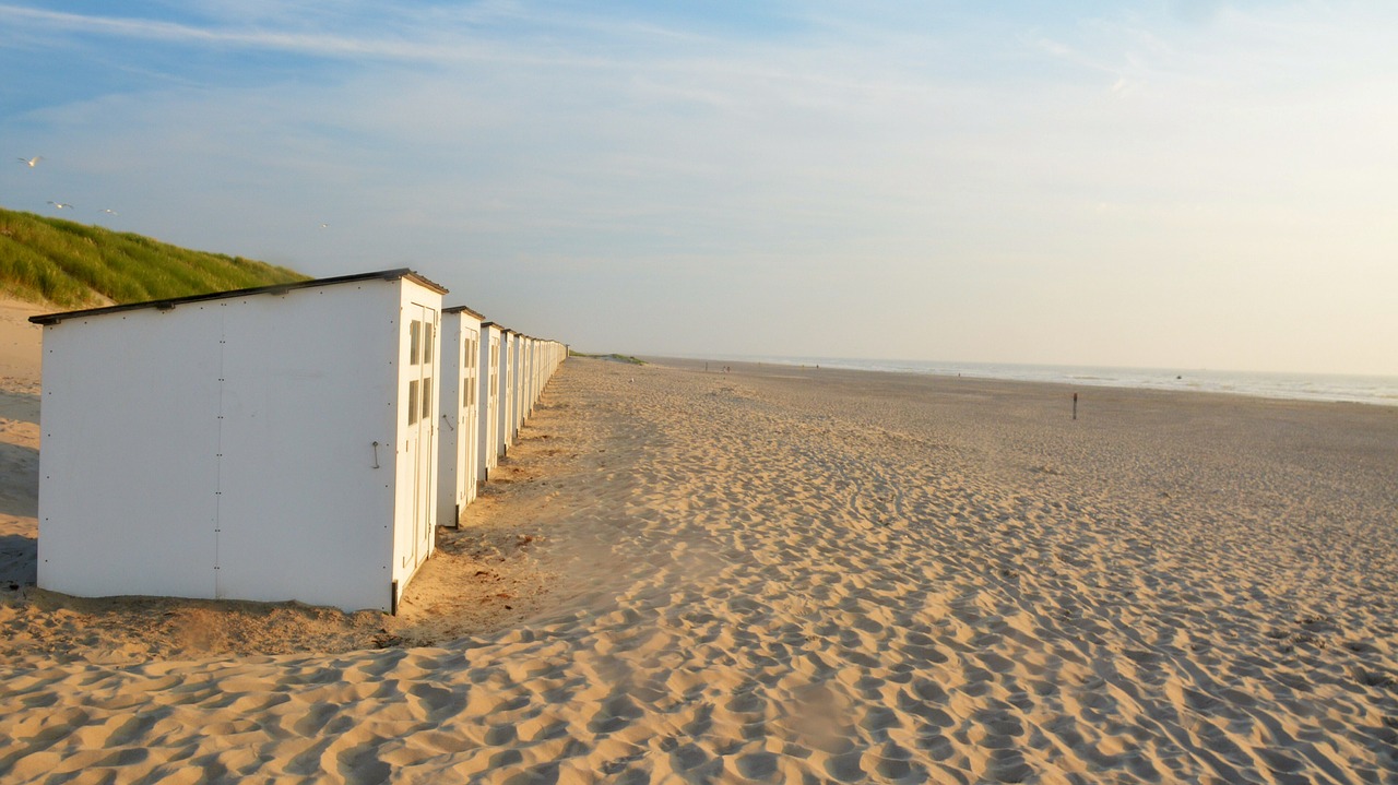 beach beach hut sand free photo