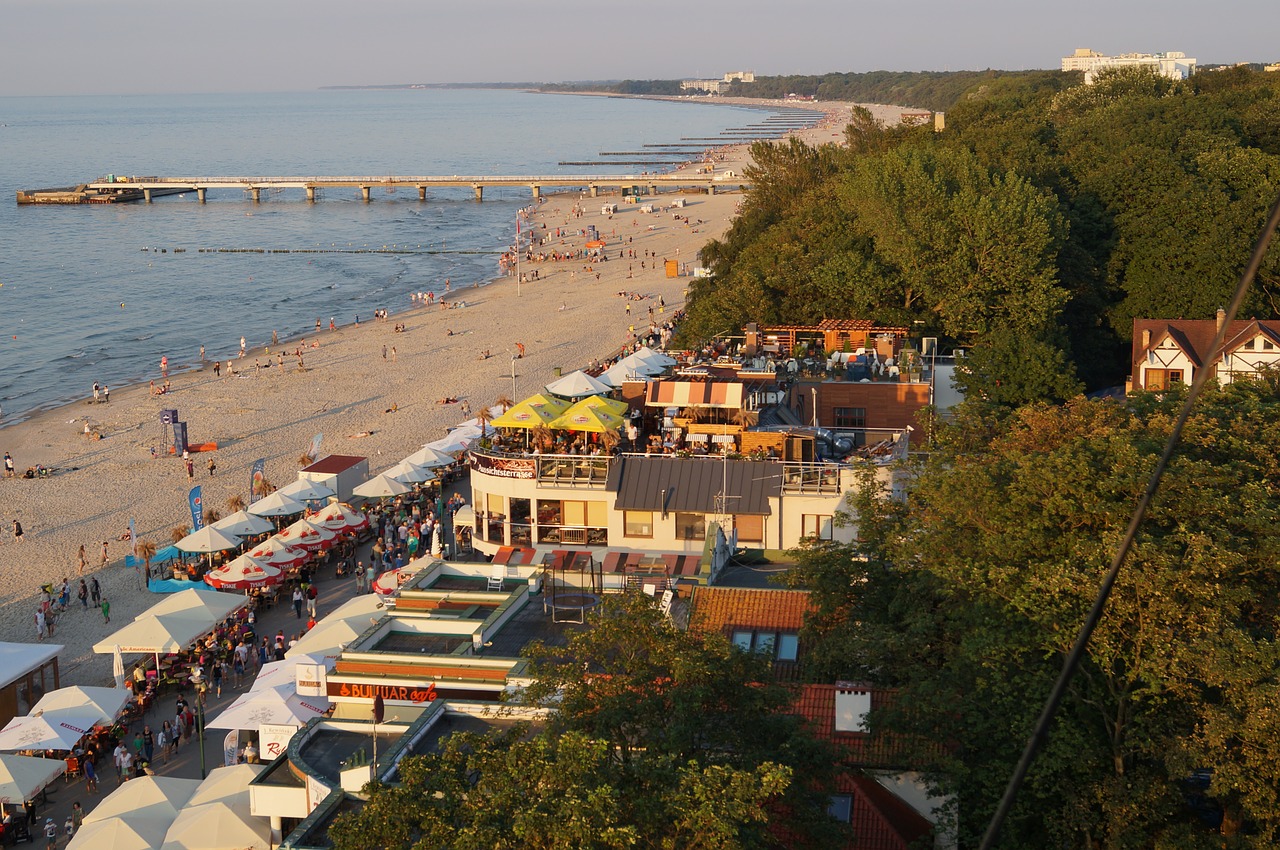 beach kołobrzeg poland free photo