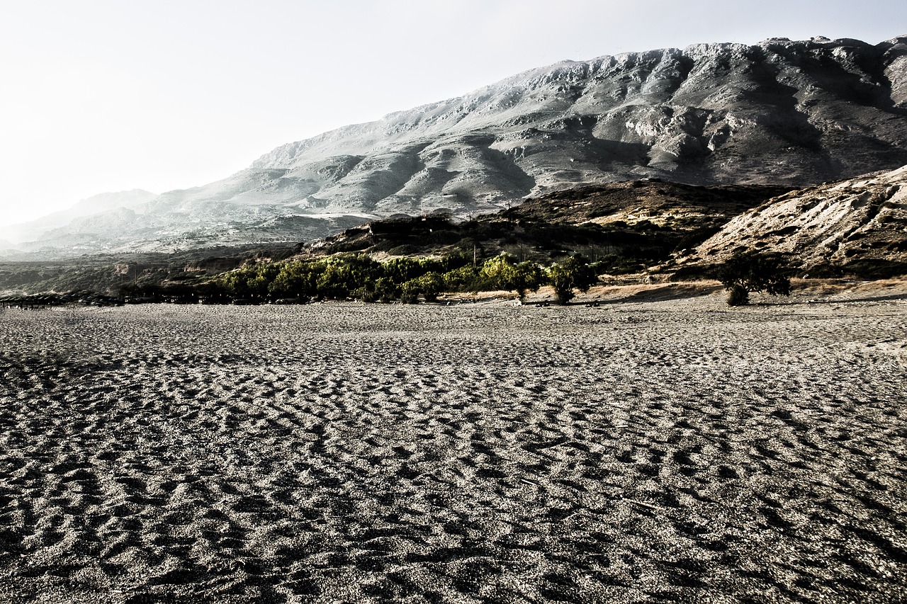 beach  mountains  heaven free photo