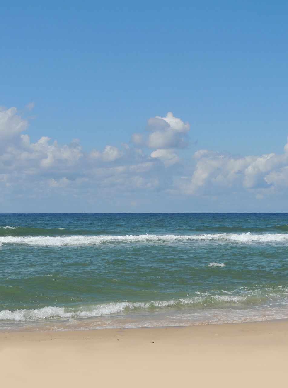 beach sand sea free photo