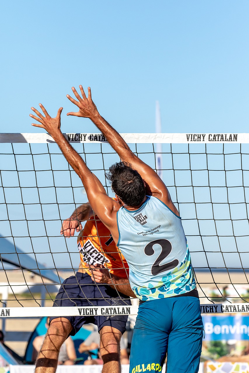 beach  volleyball  ball free photo