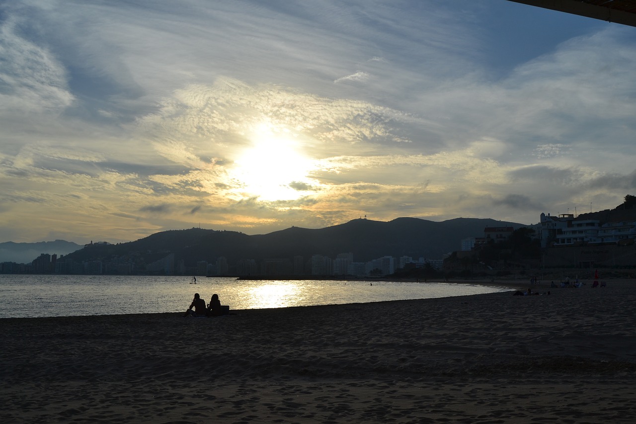 beach landscape sunset free photo