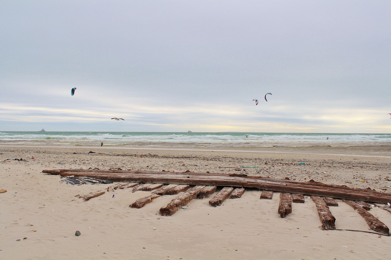 beach wreck coast free photo