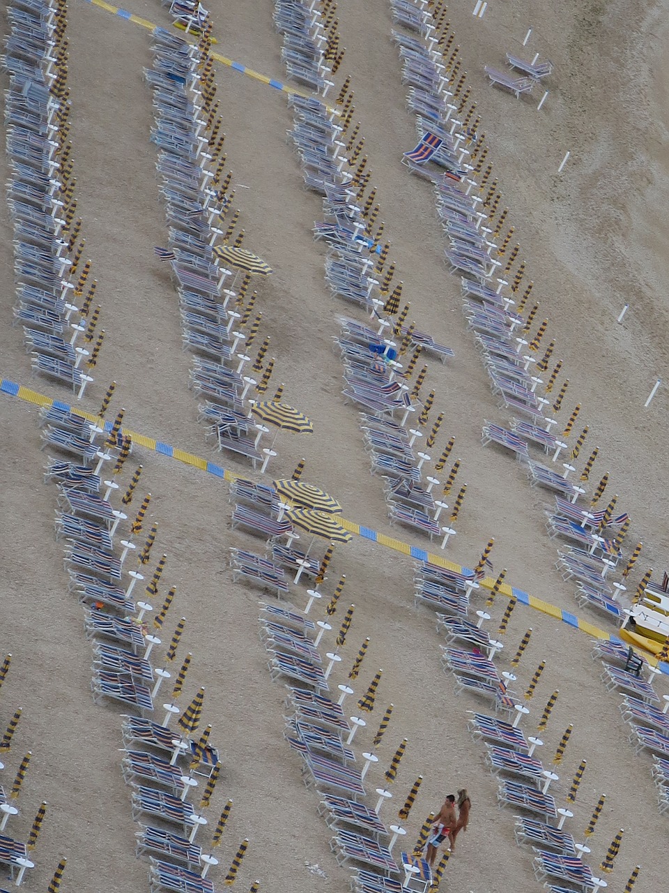 beach umbrellas numana free photo