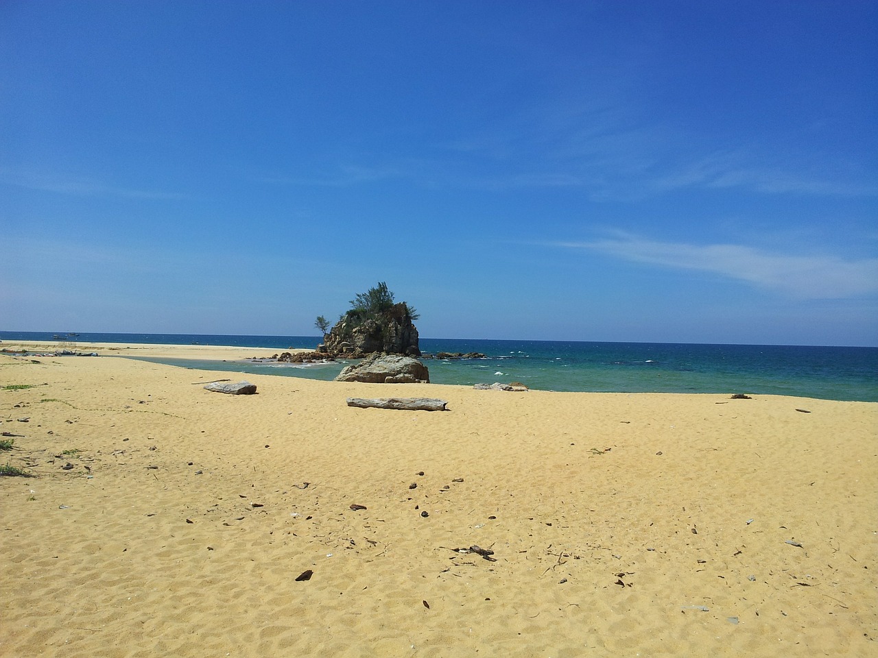 beach summer sky free photo